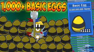 New players of bee swarm simulator automatically receive a scooper, pouch, and basic egg, which is the most common egg type. Getting 1 000 Basic Eggs Because Why Not Roblox Bee Swarm Simulator Youtube