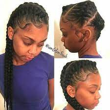 Beautiful Urban French Braids Goddess Braids Goddess Braids Hairstyles Natural Hair Styles