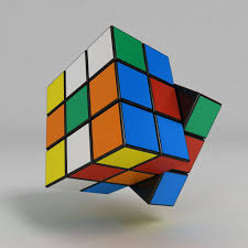 3d Model Rubiks Cube Fun Kid Math Game Plastic Playing Retro Rubik Toy Vray Animated Square Color Block Gaming To In 2020 Rubiks Cube 3d Model Cube