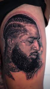 Nipsey Hussle Portrait: A Tribute Tattoo