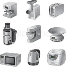 Shop kitchen appliances at target. Small Kitchen Appliances Icon Set Stock Vector Colourbox