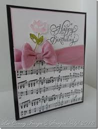 Read card making guides and tutorials for unique hand made cards today! Stampingleeyours Music And Roses Club Card Musical Cards Cards Handmade Card Craft