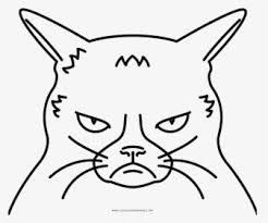 Free printable dog coloring pages if you're looking for more pet coloring pages then do check out our huge collection of cute dog coloring pages!on this page you'll find a huge range of pictures, from simple dog outlines for preschool kids to color in, adorably cute cartoon style dogs with. Grumpy Cat Coloring Page Free Grumpy Cat Coloring Pages Hd Png Download Transparent Png Image Pngitem