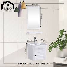 Menjelaskan lebih lanjut keadaan di bahagian dalam dan di luar buluh yang licin. Complete Set Lengkap Diy Sinki Bilik Air Cermin Muka Basin Cabinet Mirror Shelf Toilet Sink Bathroom Murah Mudah Pasang Shopee Malaysia