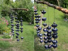 Windspiel Basteln Aus Kronkorken Garten Fraulein Der Garten Blog Windspiele Diy Windspiele Kronkorken