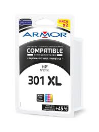 Cartouche constructeur hp 301xl par france toner 🦆. Cartouche Jet D Encre Armor Compatible Hp 301xl Owa