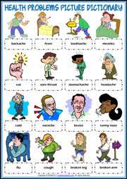 70 downloads 560 views 396kb size. Health Problems Esl Vocabulary Worksheets