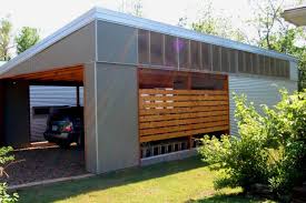 Slideshow Small Footprint In Fayetteville Dwell Carport Designs Modern Garage House Design