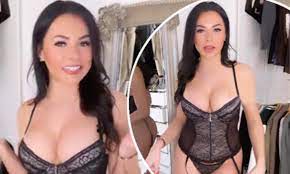 Love Islands Paige Thorne sets pulses racing as she slips into black  floral lingerie | Daily Mail Online