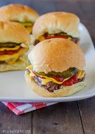Cheeseburger Sliders Slider Recipes Cheeseburger Sliders Food
