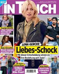 The couple has been dating since may 2011. Lena Gercke Sami Khedira In Touch Magazine Cover Germany 23 April 2015 Famousfix Com Post