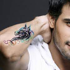 The tattoo artist was able to use shading detail to create a smoky effect, as if the dragon is rising out of a plume of smoke. Voorkoms Fox Dragon Tattoo Waterproof Men And Women Temporary Body Tattoo Amazon In Beauty