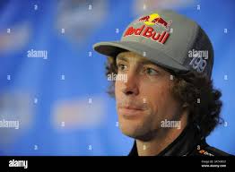 Travis Pastrana during NASCAR Daytona 500 auto race media day at Daytona  International Speedway, Wednesday, Feb. 15, 2023, in Daytona Beach, Fla.  (AP Photo/Terry Renna Stock Photo