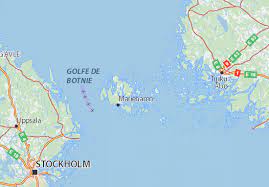 Åland) is blue with a red scandinavian cross fimbriated yellow. Michelin Landkarte Aland Stadtplan Aland Viamichelin