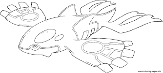 Kyogre pokemon coloring page from generation iii pokemon category. Primal Kyogre Coloring Pages Coloring Home