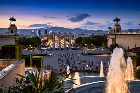 Paradise city streets at night with camera. The Best Night Views Of Barcelona Epepa Travel Blog