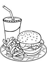 Junk food coloring pages printable. Hamburger Coloring Pages Best Coloring Pages For Kids Food Coloring Pages Cupcake Coloring Pages Coloring Pages