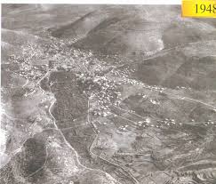 نابلس نابلس صورة نادرة من الجو عام 1948 الزاوية اليسرى السفلى تشير للجهة الشمالية 10302 فلسطين في الذاكرة