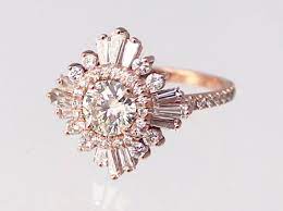 The Original Gatsby Heidi Gibson Vintage Engagement Rings Rose Engagement Ring Vintage Unique Engagement Rings