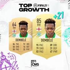 Barcelona's electric winger ousmane dembélé has always been an excellent player when he is healthy, and this card represents his best team of the season in fut 17. Careermodestars On Twitter Top Growth Fifa21 Karamoko Dembele