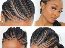 Natural hair updo styling for black women to style their hair at home. Packing Gel Styles With Long Weavon Opera News Nigeria