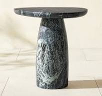 Yuma Green Marble Indoor/Outdoor Side Table + Reviews | CB2