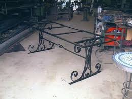 French dining table round dining table with metal and wrought iron base. Wrought Iron Kitchen Tables Ideas On Foter