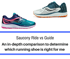 saucony ride vs guide detailing the differences train