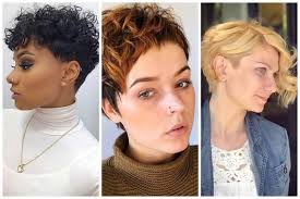 This haircut is easily maintained and is worn formally or this edgy pixie works with curly or straight hair, opting for a longer section on either side or straight down the back. Curly Pixie Cut Styles For Girls Fashion Gone Rogue