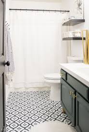 Modern Guest Bathroom Renovation On A Budget One Room Challenge Reveal Bathroom Renovation Diy Best Bathroom Flooring Guest Bathroom Renovation