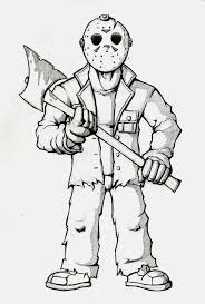 Jason Voorhees By Richiecooksjr Deviantart Com On Deviantart Cartoon Coloring Pages Halloween Coloring Halloween Coloring Pages Jason voorhees, mask, friday the 13th, fighter, mortal kombat x. halloween coloring pages