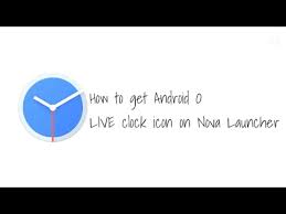 Ready to be used in web design, mobile apps and presentations. How To Get Android O Live Real Time Clock Icon On Any Launcher Youtube