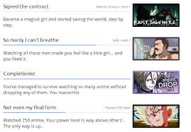 Maybe you would like to learn more about one of these? Anime Plus An Extension Of Your Myanimelist Net Profile