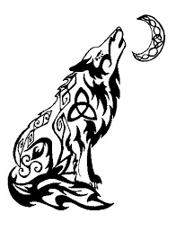 Howling Wolf Tribal Tattoo By Valsharessa On Deviantart Wolf Tattoo Design Tribal Wolf Tattoo Celtic Wolf Tattoo