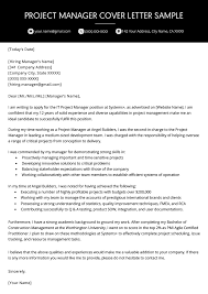 When writing a cover letter, be sure to reference the requirements listed in the job description. Project Manager Cover Letter Example Writing Tips Resume Genius