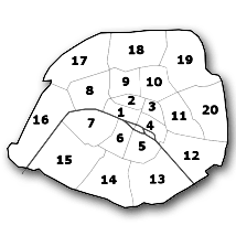 Carte Des Arrondissements De Paris Paris Meilleur Restaurant Paris Restaurant Paris