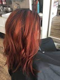 Auburn Hair Red Hair Layered Haircut Rooted Red Hair Root Shadow Lived In Haircolor Red Hair With Roots Bala Auburn Hair Red Roots Hair Layered Haircuts