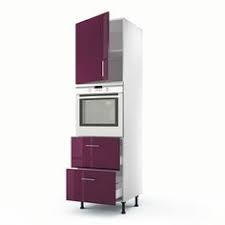 colonne violet 1 porte 2 tiroirs rio h200xl60xp56 cm meuble cuisine meuble rangement cuisine meuble bas cuisine