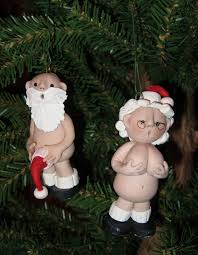 Mr Mrs Naughty Santa Claus Polymer Clay Christmas Etsy Polymer Clay Christmas Naughty Christmas Christmas Clay