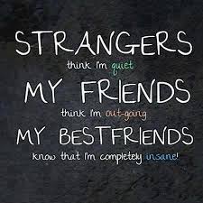 When your friends make you genuinely smile, it's a beautiful and heartwarming thing. Crazy Friend Quotes Funny Quotesgram