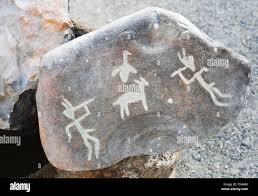 Stone Figures, Miculla Sacred Valley, Tacna, Peru, 2015. Creator: Luis  Rosendo Stock Photo