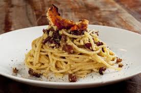 Roman Style Spaghetti Alla Carbonara Food Republic Recipe Pasta Dishes Carbonara Carbonara Recipe
