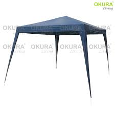 Provide instant shade and shelter for events, yard sales and projects with this sturdy 10 ft. Okura 10 X10 Gazebo Canopy Cover Tent Waterproof Sunshade Awning Outdoor Garden Patio Party Bbq Beach Shopee Malaysia