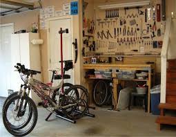 How To Set Up A Home Bike Shop For Every Space And Budget Singletracks Mountain Bike News Mountain Bike Shop Bike Repair Bike Work Stand