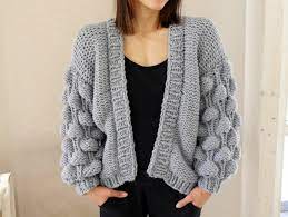 Maybe you would like to learn more about one of these? Knitting Pattern Cardigan Bubbles S M And L Xl No 194e
