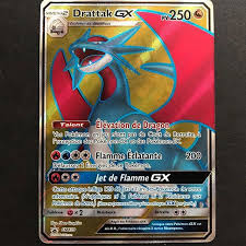 Drattak Gx Sm139 La Promo Full Art Qui Accompagne L Holo Dans Un Des Coffrets Majeste Des Dragons Pokemon Car Carte Pokemon Pokemon Carte Pokemon A Imprimer
