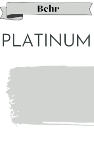 Behr Platinum Or Sterling