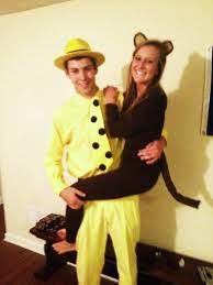 Curious George Couple Costume Couples Costume Pair Costume Costume For Two Literature Costume Couple Halloween Couples Costumes Couple Halloween Costumes