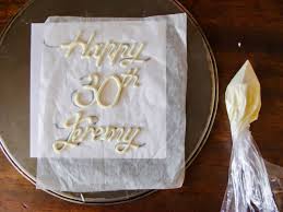 How To Write On Cake Without Free Handing Cake Writing Cake Lettering Writing Icing Recipe