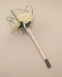 Judges thought brooch bride was highly creative and every piece. Artificial Hot Pink Ivory Foam Rose Flower Girl Feather Wand Wedding Flowers